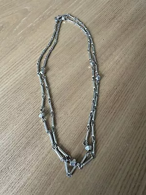 Next Long Length Silver Necklace • £3.50