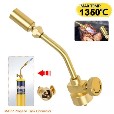 Full Metal Brass Pencil Flame Gas Welding Torch Head For MAPP MAP Propane CGA600 • $13.80