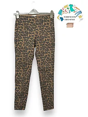 H&M Womens Trousers Jeggings Animal Print Size 10 SP03-14 • £5.50