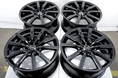 18  Wheels Black Polish Rim 5x114.3 Fit Infiniti G25 G35 I30 I35 M35 M37 M45 Q50 • $839