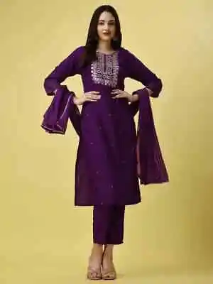 Women's Designer Kurti Set Indian Bollywood Party Wear Salwar Kameez Clothes • $83.66