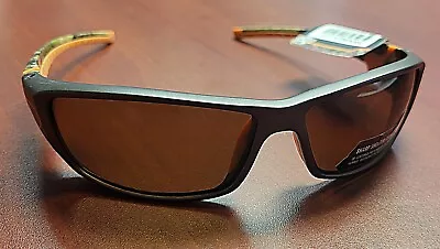 Mossy Oak Trapline Sunglasses Gun Metal Gray/Camo Orange MEW2011 15 • $14.99