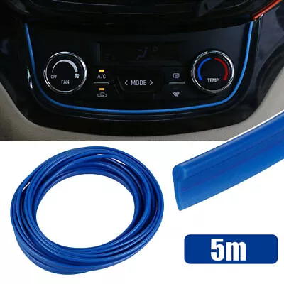 Car Interior Parts Door Panel Edge Gap Strip Cover Decor Auto Accessories Blue • $5.49