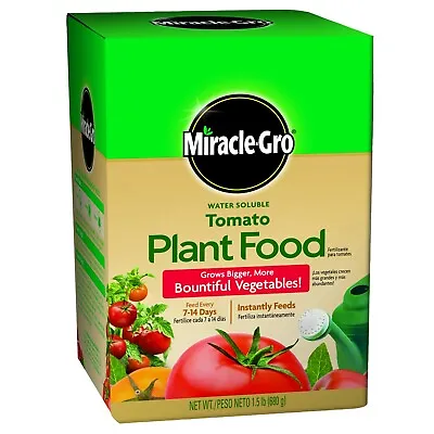 Miracle-Gro Water Soluble Tomato Plant Food 18-18-21 1.5 Lb. • $15.75