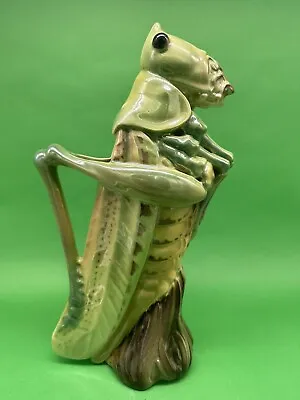 Saint Clement France Majolica Grasshopper Pitcher/Toby Jug C.1910 14.5  • $1900