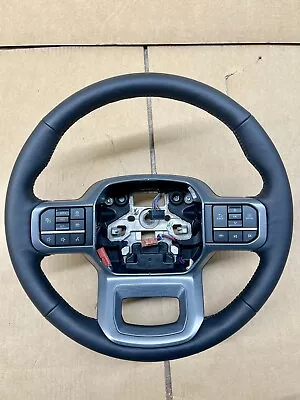 2021-2023 Ford F150 OEM Black Leather Heated Steering Wheel NL3B-3600-SF319W • $400