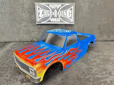 Custom Painted Rc Truck Body Arrma Kraton 6s Traxxas E-revo T/e Maxx Chevy C-10 • $109