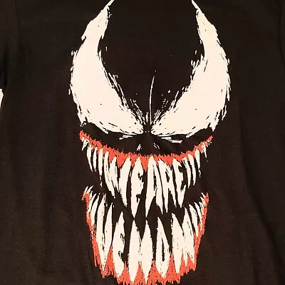 Venom Shirt Adult Black 3xl Xxxl Mens Mcu Comics Outdoors Pullover Marvel Nwt • $13.88