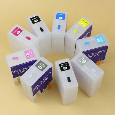 Refillable Ink Cartridges For Epson 3800 3800C 3880 3890 With Chip • $133.92