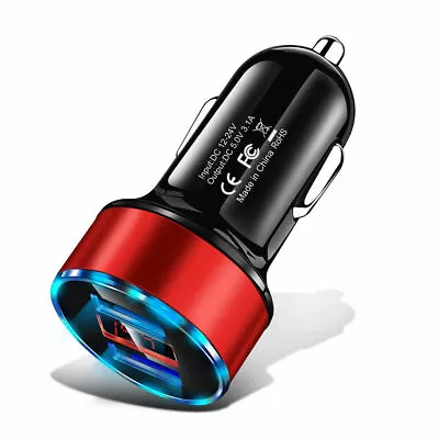 12V Dual 3.1A USB Car Charger 2 Port Adapter LED Cigarette Socket Fast Charging • $5.95