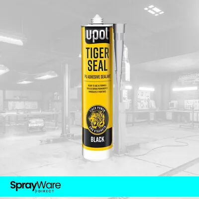 £11.72 • Buy UPOL Tiger Seal PU Adhesive Sealant Black Seam Trim Multi Purpose 310ml TIG/NB