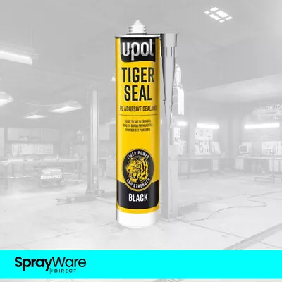 £11.72 • Buy UPOL Tiger Seal PU Adhesive Sealant Black Seam Trim Multi Purpose 310ml TIG/NB