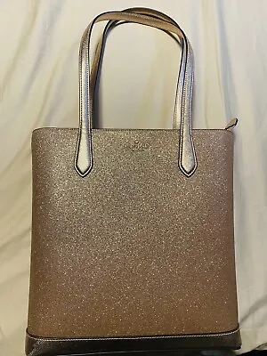 Kate Spade New York Greta Court Pink Glitter Shoulder Handbag • £55.40