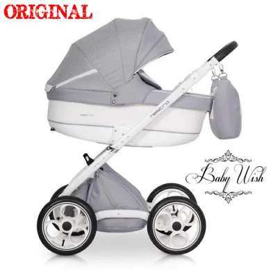 RIKO NESTRO BABY PRAM 2in13in1 Maxi-Cosi Isofix+ CARRYCOT +PUSHCHAIR +CAR SEAT • £519