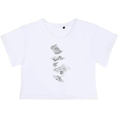 $24.89 • Buy 'Falling Spell Paper' Women's Cotton Crop Tops (CO011376)