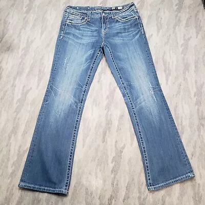 Miss Me Jeans Womens 30 Blue Easy  Bootcut Denim Medium Wash • $24.99