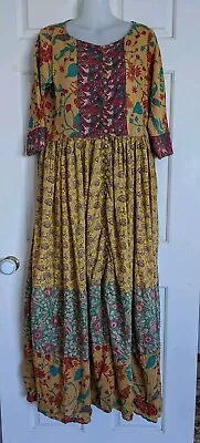 Generation Woman Size 12 Boho Tiered Floral/Paisley Dress • $16