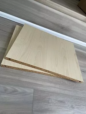 $24.99 • Buy IKEA Expedit Shelf Shelves Light Wood Color Set Of 2 Bookcase Shelf
