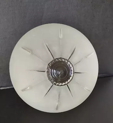 8  Vintage Glass Dome Mid Century Atomic Ceiling Mount Light Fixture Cover • $24.90