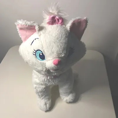 £12 • Buy Disney Store Marie Soft Plush White & Pink Cat Toy 12   The Aristocats Kitten