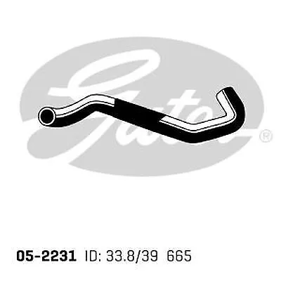 Radiator Hose Lower Gates 05-2231 For NISSAN TERRANO II R20 2.7L 1997-2000 DIESE • $29.76