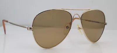 Vintage Merit Gold Pilot Metal Sunglasses Frames • $20.40