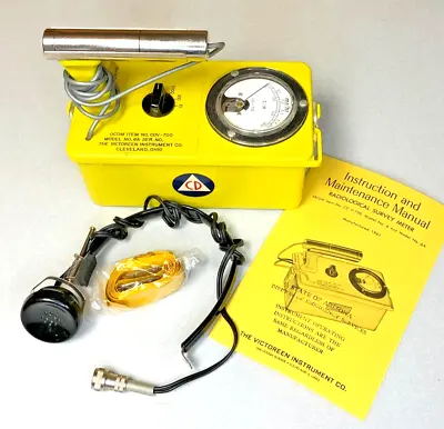 Certified Calibrated Victoreen Cd V 700 Geiger Counter • $399