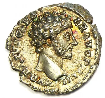 Marcus Aurelius AR Denarius Silver Roman Coin 139-161 AD - Good XF (EF) / AU • $517.75