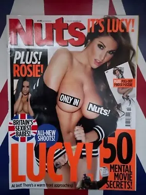 £29.99 • Buy Nuts !! Magazine 5th - 11th April 2013 Lucy Pinder Poster Rosie Jones - Rare!