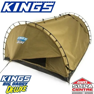 Adventure Kings Big Daddy Deluxe Double Swag Tent Mattress Optional Bag Bundles • $178.95