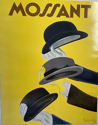 Cappiello MOSSANT (22  X 18 ) - Reproduction Vintage Poster Hats • $20