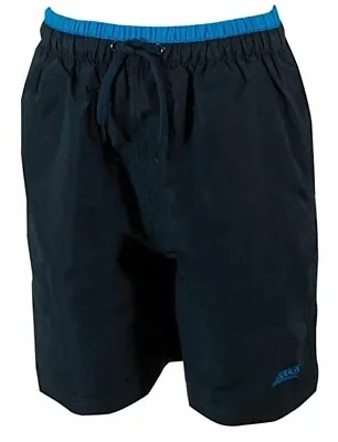 New Zoggs Waist 29  Size XL Age 14-15 Years Navy 15 Inch Length Boys Swim Short • £9.99