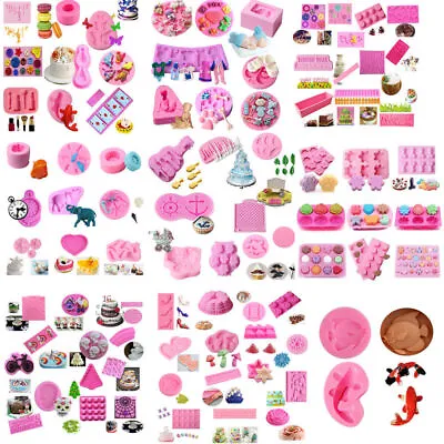 Silicone Fondant Mold Cake Decorating Chocolate Sugarcraft Baking Mould Tools • $3.12