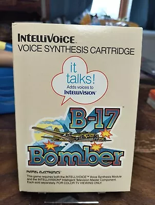 B-17 Bomber (Intellivision 1982) Complete In Box • $8