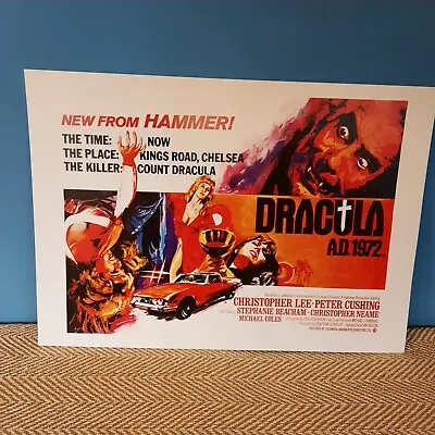 Dracula A.D. 1972 - Hammer Horror (Reproduction A3 Poster) • £6.99