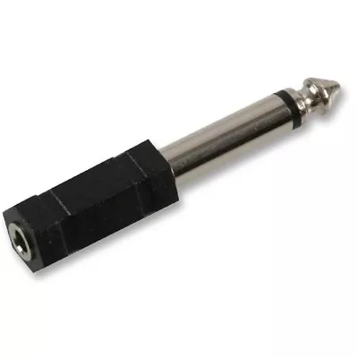 £2.49 • Buy 3.5mm To 6.35mm Jack Adapter MONO Small To Big Audio Connector Converter