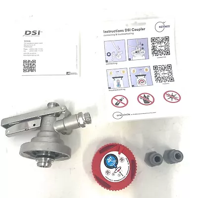 Key Keg Coupler Connector DSI 3/8 Pushfit Duotight JG John Guest Compatible • £65