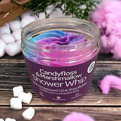 Candyfloss & Marshmallow Shower Whip/Shave ✅ VEGAN ✅ CRUELTY FREE ✅ HANDMADE • £9.44