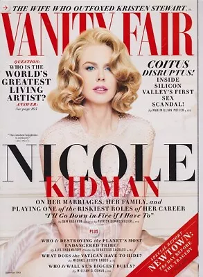 NICOLE KIDMAN Vanity Fair Magazine December 2013 LIBERTY ROSS • $7.28