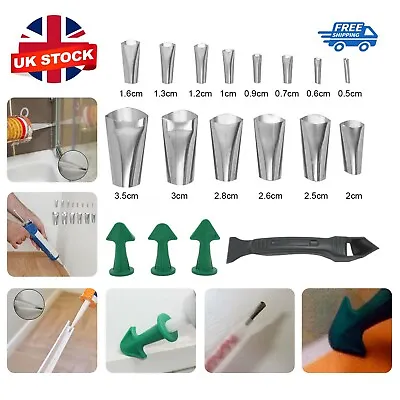 £4.39 • Buy 18x Perfect Caulking Finisher Silicone Sealant Nozzle Glue Filler Tool Sealing