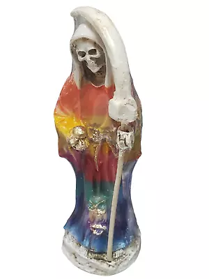5  Estatua De La Santa Muerte 7 Colors Death Mexico Fixed Cured Statue • $19.49