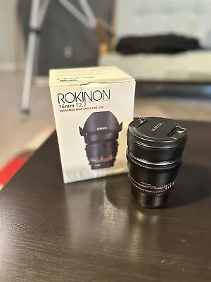 Rokinon MFT 16mm T2.2 Cine Wide Angle Lens For Olympus And Panasonic Micro 4/3 • $152.50