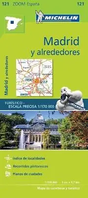 Alrededores De Madrid Michelin Zoom Map 121: Around Madrid By Michelin Editions • £8.97