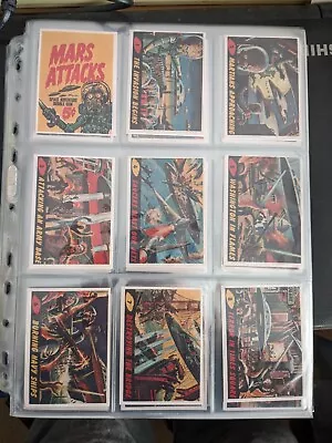 Mars Attacks Cards Full Set VGC REPRODUCTION CARDS • £19.99