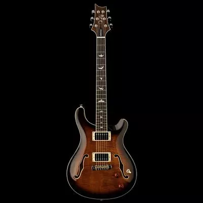 PRS SE Hollowbody II Electric Guitar - Black Gold Burst • $959.20