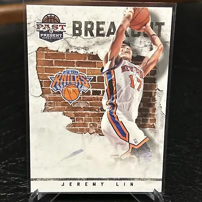 Jeremy Lin 2012 Panini Past & Present Card #22 “BREAKOUT” Insert New York Knicks • $12