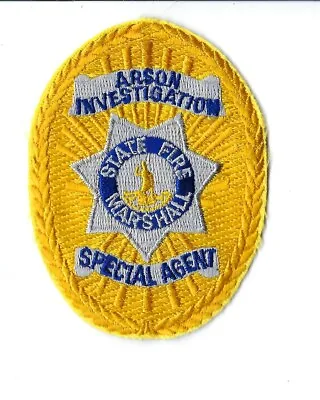 $6.99 • Buy VA Virginia State Fire Marshal Arson Investigation Special Agent Patch - NEW!