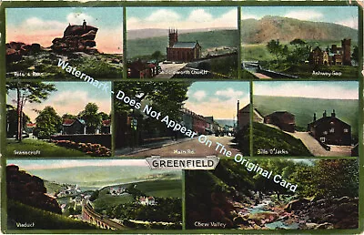 Greenfield Oldham Postcard (ref 608-23) • £6.99