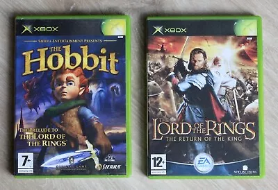 The Hobbit And The Lord Of The Rings-The Return Of The King Games-original XBox • £7