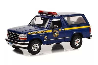 £88.32 • Buy New York State Police 1996 Ford Bronco XLT - Greenlight - 1/18 Scale Diecast Car